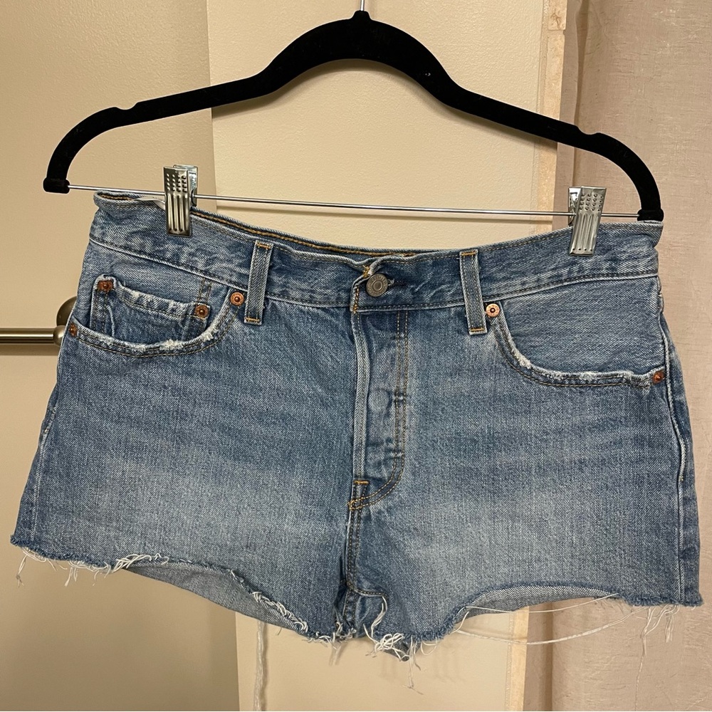 Levi’s 501 Denim Cutoff Shorts, Medium Wash